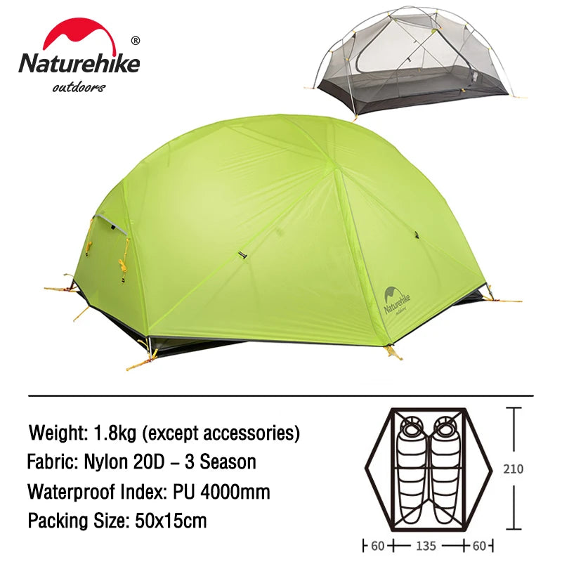 Portable Camping Tents (2 Persons)